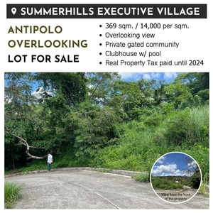 369 sqm. Antipolo Overlooking Lot For Sale on Carousell