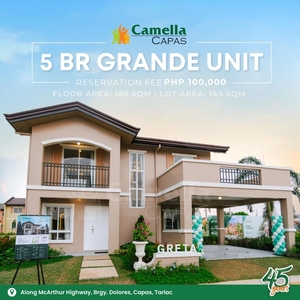 5BR Single Detached House and Lot for Sale in Capas