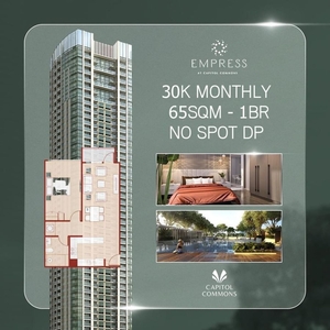 65SQM - 1BR Condominium w/ Smart Home System for sale at Pasig City