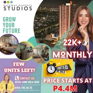 Affordable Pre-Selling Studio Condo Unit for sale in BONI MRT