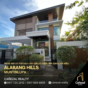 Alabang Hills House and Lot at 504 SQM Floor Area on 465 Lot Area For Sale on Carousell