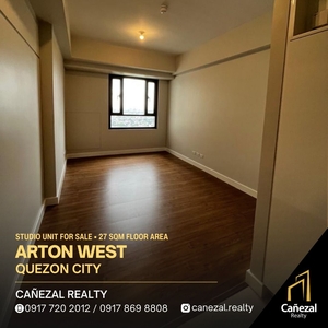 Arton West Studio Unit at 27 SQM For Sale on Carousell
