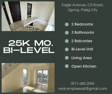 AVAIL NOW BI-LEVEL 2BR 25K MON. LIPAT AGAD RENT TO OWN CONDO IN PASIG on Carousell