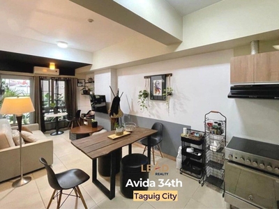 Avida 34th Big 1 Bedroom With Parking BGC Condo For Sale near Uptown Mall One Uptown Residence Grand Hyatt Uptown Parksuites Turf Serendra Trion Burgos Circle Verve Maridien on Carousell