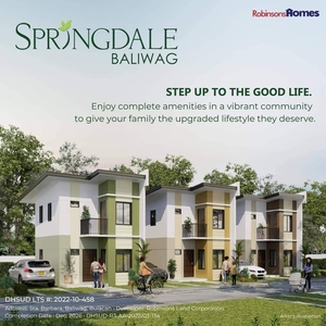 Baliwag Bulacan house lot sale townhouse town house nlex springdale robinsons homes 2br 3br bedroom bedrooms single attached baliuwag bulacan pre-selling preselling sale trinoma quezon city qc condo rfo bulacan baliwag own 2 br 3 house lot sale on Carousell