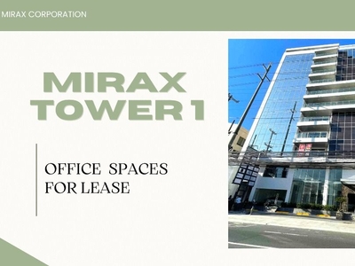 Bare office space for lease in Mirax Tower