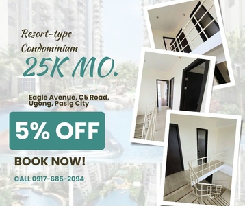 BEST RFO - BIG BI-LEVEL 2BR 25K MON. LIPAT AGAD RENT TO OWN CONDO IN PASIG on Carousell