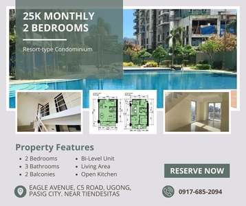 BI-LEVEL LOW DP 25K MON. LIPAT AGAD RENT TO OWN CONDO IN PASIG on Carousell