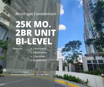 BIG BI-LEVEL 2BR LIPAT AGAD 25K MON. RENT TO OWN CONDO IN PASIG on Carousell