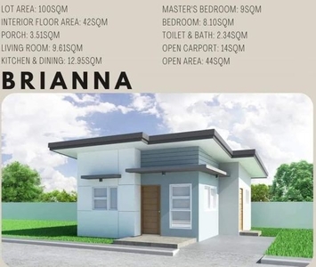 Brianna House & Lot for Sale in Happy Homes Highland, Naga City, Camarines Sur