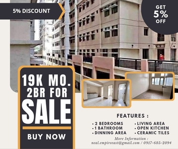 BUY NOW! 2BR 19K MON. LIPAT AGAD RENT TO OWN CONDO IN SAN JUAN on Carousell
