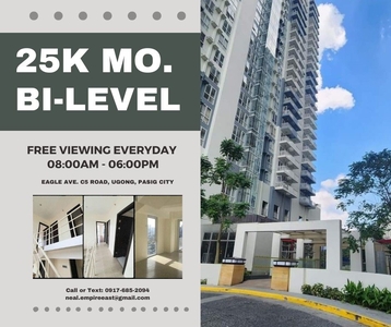 BUY NOW! BIG 2BR 25K MON. BI-LEVEL LIPAT AGAD RENT TO OWN CONDO IN PASIG on Carousell
