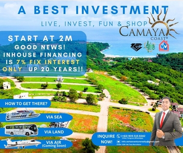Residential Beach Lot Property for sale in Bataan NO BANK REQUIRED Fast Approval! by Camaya Coast on Carousell