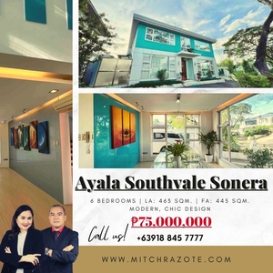 Charming and Elegant 6-Bedroom House For Sale at Ayala Southvale Sonera