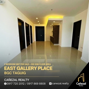 East Gallery Place 2 Bedroom with 1 Parking Inclusive in BG Taguig For Sale on Carousell