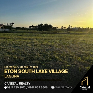 Eton South Lake Village Lot at 540 SQM For Sale on Carousell