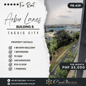 For Rent 1 Bedroom Arbor Lanes Premier in Arca South on Carousell