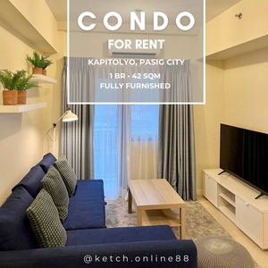 FOR RENT: 1-Bedroom with Parking at The Vantage at Kapitolyo in Pasig City on Carousell