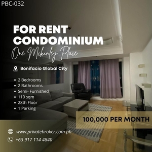 For Rent 2 Bedrooms in Mckinley Place on Carousell