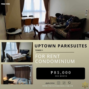 For Rent 2 Bedrooms in Uptown Parksuites on Carousell