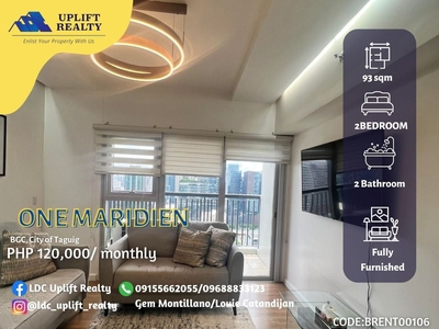For rent Fully Furnished 2 bedroom unit in One maridien BGC on Carousell