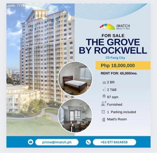 For Sale: 2BR at The Grove by Rockwell