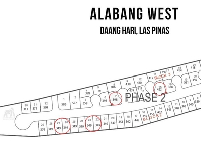FOR SALE: 349 sqm Lot in Alabang West Daang Hari