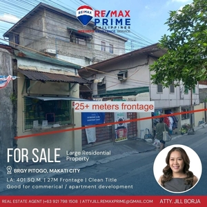 FOR SALE: 401 sqm with long frontage in Makati good for commercial use on Carousell