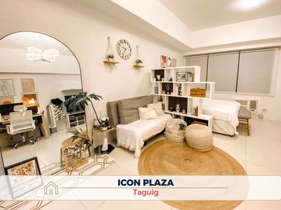 For Sale: Fully-furnished Modern Studio Unit in Icon Plaza