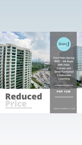 FOR SALE: Reduced Price 2BR Fort Palm Spring Bgc on Carousell