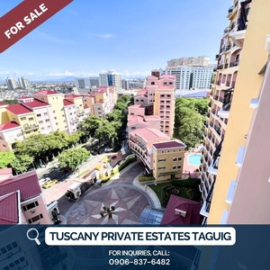 FULLY FURNISHED 3 BEDROOM CONDO UNIT FOR SALE AT TUSCANY PRIVATE ESTATES