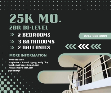 GET 25K MON. BI-LEVEL 2BR LIPAT AGAD RENT TO OWN CONDO IN PASIG on Carousell