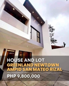 Greenland Newtown Ampid San Mateo Rizal
House and Lot for SALE
Brand New Single attached on Carousell