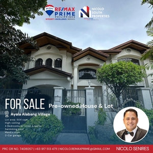 HOUSE AND LOT FOR SALE IN AYALA ALABANG VILLAGE on Carousell