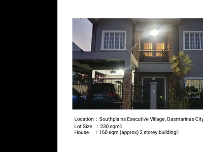 House and lot for sale in southplains on Carousell