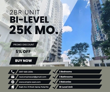 LIPAT AGAD BI-LEVEL 25K MONTHLY 2BR RENT TO OWN CONDO IN SAN JUAN on Carousell