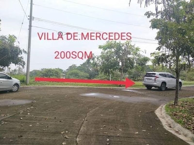 Lot For Sale 200 sq.mtrs at Villa De Mercedes Resort Subdivision on Carousell