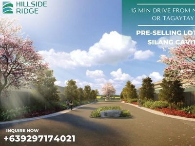Lot for Sale-Pre Selling-Invest in HILLSIDE RIDGE by Alveo Land near Tagaytay and Nuvali B29 L-15 on Carousell