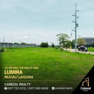 Lot in Lumira NUVALI Laguna at 636 SQM Big Lot FOR SALE on Carousell