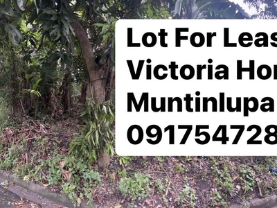 Lot Only For Lease Victoria Homes Muntinlupa on Carousell
