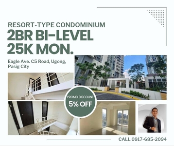 LOW DP! BIG BI-LEVEL 2BR LIPAT AGAD RENT TO OWN CONDO IN PASIG on Carousell