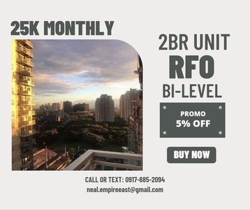 NEW PROMO BI-LEVEL 2BR 25K MON. LIPAT AGAD RENT TO OWN CONDO IN PASIG on Carousell