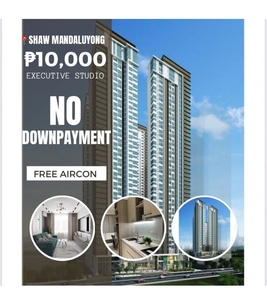 NO DP 10K Mo. Studio Preselling Rent to Own Mandaluyong Ortigas Condo in Shaw Manila The Paddington Place Mrt Edsa on Carousell