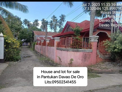 Pantukan Davao De Oro -Foreclosed House and Lot for sale in Cadayona Subdivisions! on Carousell