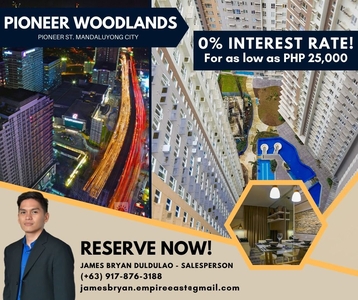 PIONEER WOODLANDS | 2 BEDROOM | RENT TO OWN - MANDALUYONG CITY on Carousell