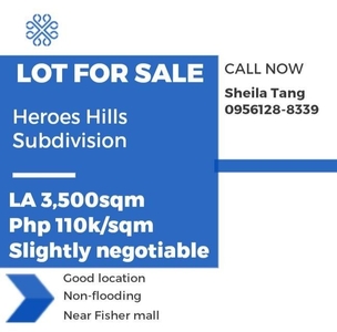 Pre-Owned Heroes Hills lot for sale on Carousell