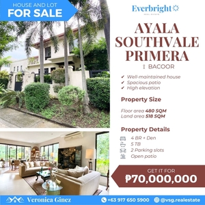 Prime Listing! Ayala Southvale Primera - 4BR House and Lot for Sale on Carousell