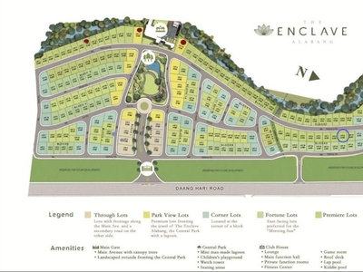 Prime Lot For Sale in The Enclave Alabang