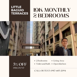 QUALITY 2BR 19K MON. LIPAT AGAD RENT TO OWN CONDO IN SAN JUAN on Carousell
