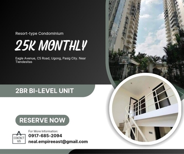 QUALITY BI-LEVEL 2BR 25K MON. LIPAT AGAD RENT TO OWN CONDO IN PASIG on Carousell